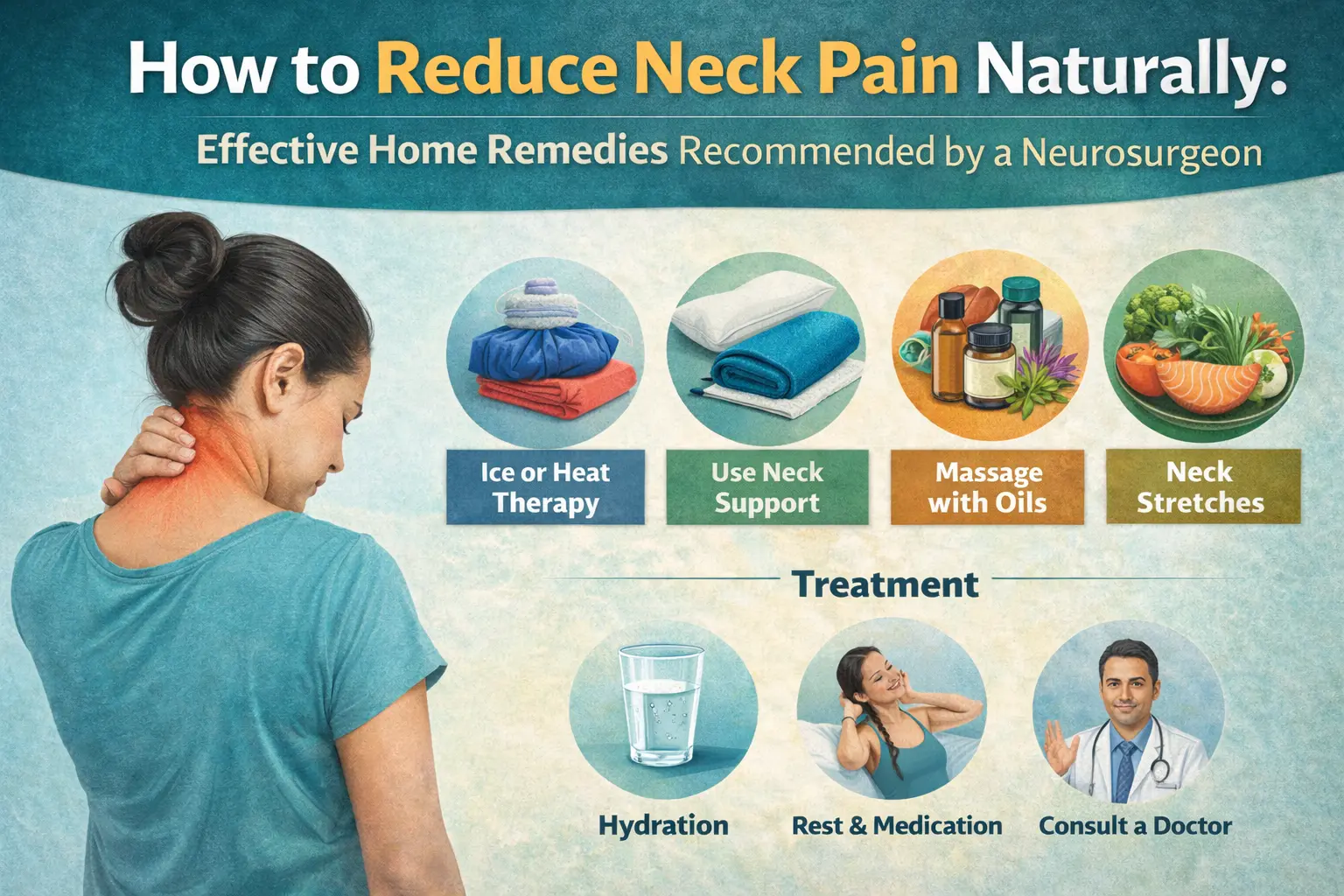 How to Reduce Neck Pain Naturally: Effective Home Remedies Recommended by a Neurosurgeon